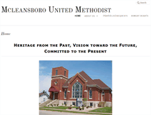 Tablet Screenshot of mcleansborounitedmethodist.com